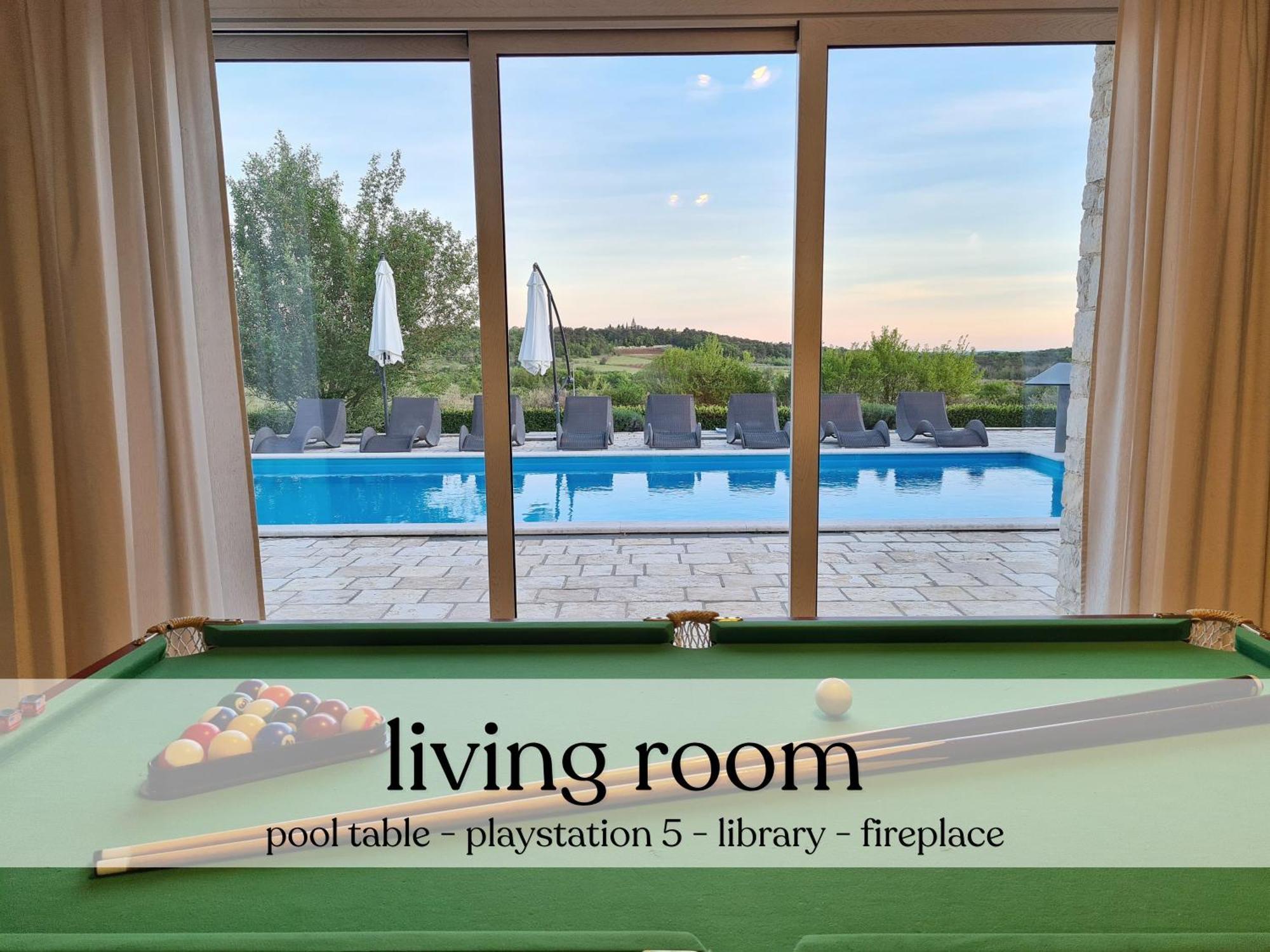Spacious Villa With Pool, Indoor Jacuzzi And Sauna Near Porec Visnjan Ngoại thất bức ảnh