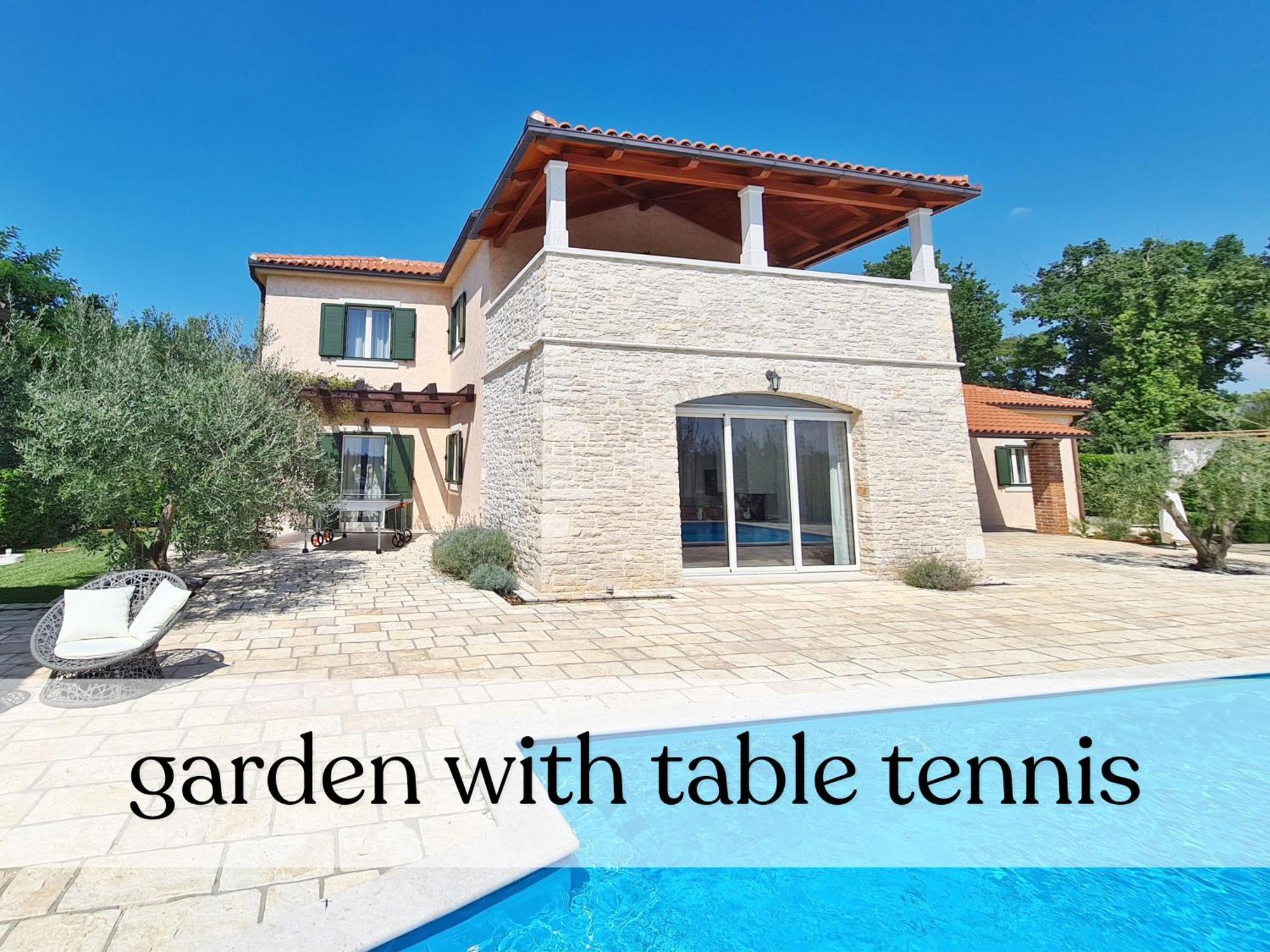 Spacious Villa With Pool, Indoor Jacuzzi And Sauna Near Porec Visnjan Ngoại thất bức ảnh