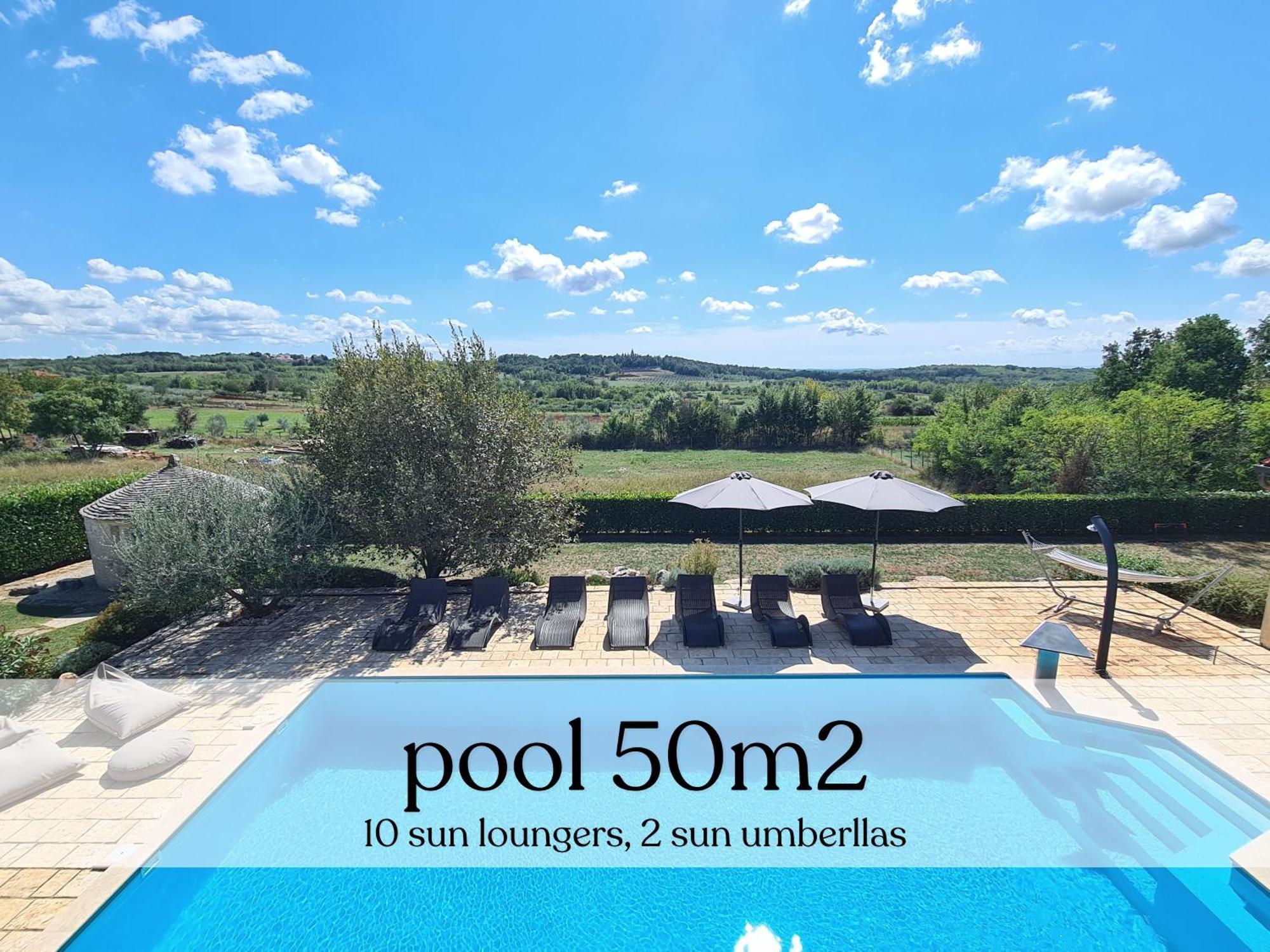Spacious Villa With Pool, Indoor Jacuzzi And Sauna Near Porec Visnjan Ngoại thất bức ảnh